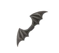 HNsdsvcd Unisex Faux Leather Bowtie For Men Women Black Bat Wing Pre-Tied Bowknot Ties With Adjustable Strap For Halloween Party PU Bowtie