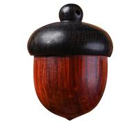 HNsdsvcd Wood Pills Storage Can 3D Pine Cone Designs Box Pendant Accessories For Essential Oils And Small Items