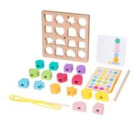 HNsdsvcd Wooden Stacking Colorful Toy Building Blocks For Age 1 2 3 Educational Preschools Toy Gifts