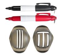 Hnsphui Golf Ball Marker Tool, GolfBall Lines Drawing Marking Alignment Kits, Clear Imprint Alignment Tool With 2 Pens, For Enthusiast, Professions, And Novice