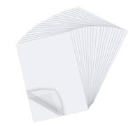 hnswwgew 24 Pcs Double Sided Adhesive Sheets, Sticky Back Plastic, A4 Size Double Sided Sticky Tape for Crafts, DIY, Photo Albums, and Arts, Double Sided Tape Craft with Sticky-Back Plastic