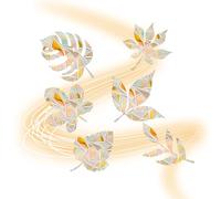 HNTR® Anti-Collision Bird Deterrent Window Stickers for Glass | 18 Holographic Leaf Clings | Window Stickers to Deter Birds | Decorative Rainbow Reflection Vinyl Decals for Windows, Doors & Mirrors