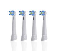 HNTR Compatible Oral-B iO Replacement Heads | 4 Pack | Budget iO Toothbrush Head for Series 3-10 Replacements for Light Brushing | Soft Bristles | Not Original - Basic Functionality