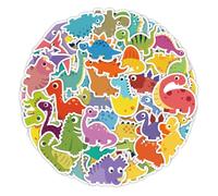 HNTR® Dinosaur Stickers for Kids | 60 Dino Cute Stickers for Party Bags & Dinosaur Sticker Book