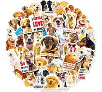 HNTR Fun Dog Stickers | 50 Cute Puppy Decals