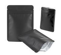 HNTR® Small Smell Proof Bag | 100 Matt Black Mylar Bags 3.5g | 7x9.8cm | Small Baggies 3.5g Bags | Mini Ziplock Bag with Resealable Grip Seal | Premium Foil Lined Pack for Food, Herbs & Electronics
