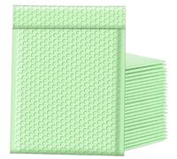 HNULGVI Parcel Bags 100 Pcs Bubble Mailer Business Supplies Plastic Bags Delivery Bag Packaging(Mint Green)