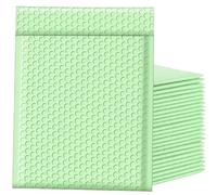 HNULGVI Parcel Bags 100Pcs Packaging Supplies Packing Bag Bubble Mailer Small Business Envelope Mailers(Mint Green,15 * 18cm)