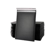 HNULGVI Parcel Bags 50pcs Black Pearl Envelope Bag for Bubble Mailer Office Packaging Padded(11x13cm)