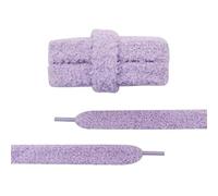 HNULGVI Shoelace 2 Pair 15mm Wide Flat Plush Towel Shoelaces Big Fat Fluffy Fuzzy Design Perfect For Women Casual Sneakers Lady Shoes(Purple,180 cm)