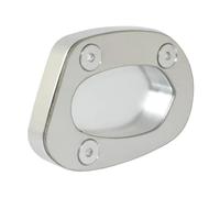 HNUUEISA Motorcycle Kickstand Pad,For Triumph Thruxton 1200 1200R 2016 2017-2020 Motorcycle Kickstand Foot Side Stand Enlarge Support Plate Silver