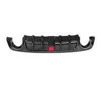HNVCYT Car Rear Bumper Diffuser Lip Spoiler Deflector Guard Splitter Apron With Brake Light Body Kit For Infiniti For Q50 2014-2017 2016(Carbon Fiber Look)