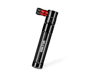 HNVNER Mini Bike Pump,Alloy Portable Bicycle Tire Pump,Super Fast Tyre Inflation and Easy to Switch Between Schrader and Presta Valve,Perfect for Road, Mountain and BMX Bikes