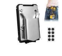 HnvPBbao Clip-on Tool Belt Clip Battery Screwdriver Tool Belt Clip Drill Belt Holder 304 Stainless Steel Tool Holder for Hook Clips Tools, for Cordless Screwdriver, Impact Wrench, Tape Measure, Nailer