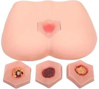 HNXYZHLBH Decubitus Ulcer Training Model, 4 Stages of Bedsores Pressure Sore Model, Decubitus Wound Care Kit, Practice Simulator Teaching Model for Medical Training Practice.