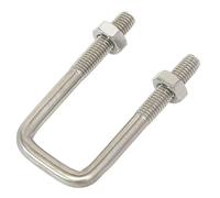 HNYJVZEVG U-Bolt with Nuts M10 304 Stainless Steel U Bolt Brackets Tube Clamp Set,Right Angle U-Bolts Pole Replacement Parts and Accessories(M10*60 * 100)