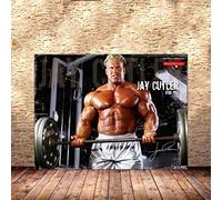 Hnyjyfa Jay Cutler Poster Muscle Man Bodybuilding Workout Home Gym Decor Exercise Motivational Quote art Prints Inspirational Wall 0317294