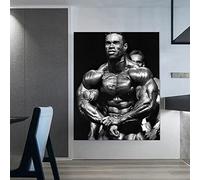 Hnyjyfa Kevin Levrone Poster Muscle Man Bodybuilding Workout Home Gym Decor Exercise Motivational Quote art Prints Inspirational Wall 0318284
