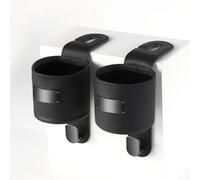 2Pcs Car Seat Headrest Cup Holder for Volvo EX90 / XC90 / XC70 / XC60 / XC40 SPA Y20 P24 P2, Rear Seat Storage Leather Multifunctional Hook for Car Seat Back,Black
