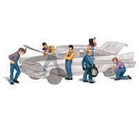 HO Auto Mechanics Woodland Scenics
