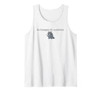 Ho Bisogno di Spuntini, Procione, I Require Snacks, Raccoon Tank Top