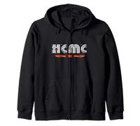 Ho Chi Minh City HCMC Vietnam 70s 80s Retro Type Graphic Zip Hoodie