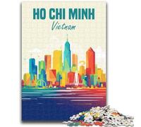 Ho Chi Minh Vietnam Jigsaws Puzzles 1000 Pieces for Teenagers Gifts, Family Game Stress Reliever Difficult Challenge Great Gifts And Toys 1000pcs(50x75cm)