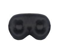 Ho Choek 3D Silk Sleep Mask, Eye Pillow for Insomnia Relief (Black, Deluxe-Gift-Box Edition)