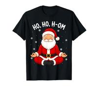 Ho Ho H-Om Funny Santa Meditation Yoga Christmas Value Graphic T-Shirt