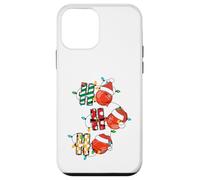 Ho Ho Ho Cricket Balls Merry Christmas Holiday Tree Lights Case for iPhone 12 mini