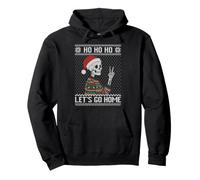 Ho ho ho let's go home, introvert ugly xmas sweater Pullover Hoodie
