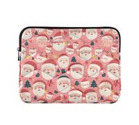 Ho Ho Ho Pattern Funny Christmas Laptop Cases Polyester Computer Carrying Bags 13 Inch 14 Inch Men Women