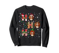 Ho Ho Ho Santa Elf Cavalier King Charles Spaniel Dog Xmas Sweatshirt