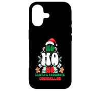 Ho Ho Ho Santa's Favourite Counsellor Funny Retro Christmas Case for iPhone 17