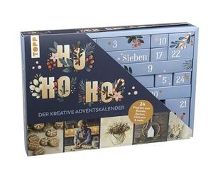 Ho Ho Ho - The Creative Advent Calendar. 24 Projects for Crafts, Baking, Gardening and More. With Instructions Book and Material
