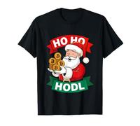 Ho Ho HODL Bitcoin Santa Funny Crypto Xmas T-Shirt