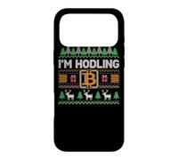 Ho Ho Hodl Hodling Through The Snow Ugly Christmas Sweater Case for iPhone 17 Pro Max