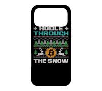 Ho Ho Hodl Hodling Through The Snow Ugly Christmas Sweater Case for iPhone 17 Pro Max