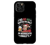 Ho Ho Hol mir mal ein Bier Rentier Spruch Lustig Weihnachts Case for iPhone 11 Pro