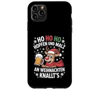 Ho Ho Hol mir mal ein Bier Rentier Spruch Lustig Weihnachts Case for iPhone 11 Pro Max