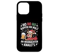 Ho Ho Hol mir mal ein Bier Rentier Spruch Lustig Weihnachts Case for iPhone 12 mini