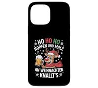 Ho Ho Hol mir mal ein Bier Rentier Spruch Lustig Weihnachts Case for iPhone 13 Pro Max