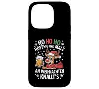 Ho Ho Hol mir mal ein Bier Rentier Spruch Lustig Weihnachts Case for iPhone 14 Pro