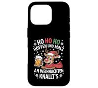 Ho Ho Hol mir mal ein Bier Rentier Spruch Lustig Weihnachts Case for iPhone 16 Pro