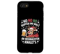 Ho Ho Hol mir mal ein Bier Rentier Spruch Lustig Weihnachts Case for iPhone SE (2020) / 7/8