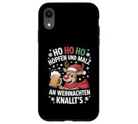 Ho Ho Hol mir mal ein Bier Rentier Spruch Lustig Weihnachts Case for iPhone XR