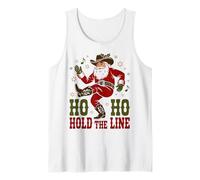 Ho Ho Hold The Line Dance Dancing Love Christmas Line Dance Tank Top