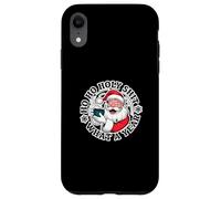 Ho Ho Holy Shit What a Year Funny Christmas Santa Case for iPhone XR