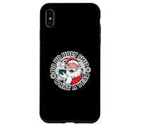 Ho Ho Holy Shit What a Year Funny Christmas Santa Case for iPhone XS Max