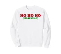 Ho Ho Homosexual Funny LGBT Gay Xmas Festive Humor Santa Pun Sweatshirt